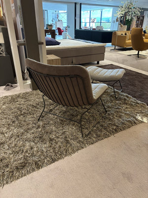 Fauteuil + Hocker Draat