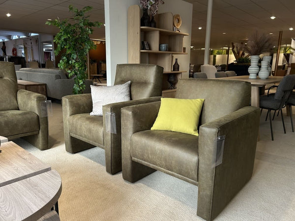 3-zitsbank + 2 fauteuils (hoog en laag) Hampton/ Hereford